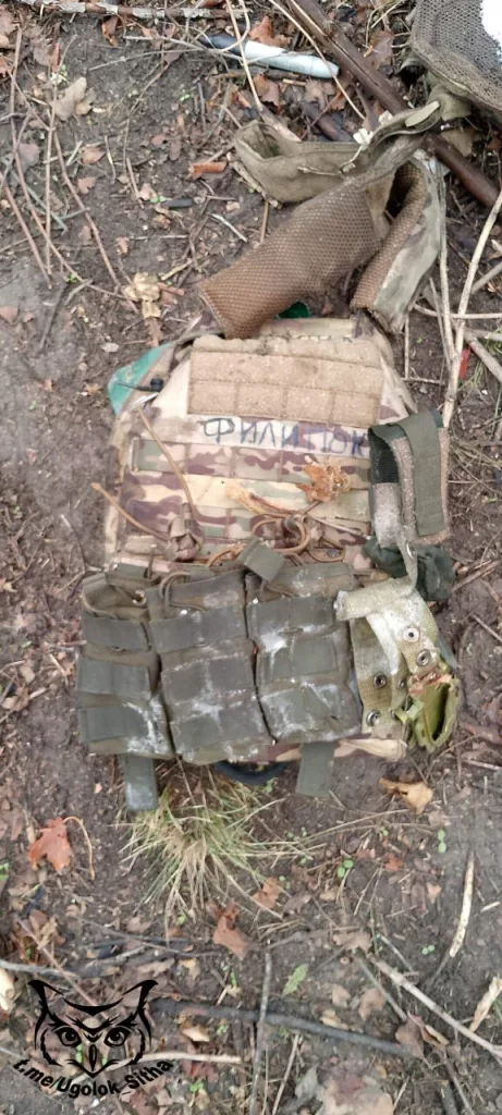 На захваченных вражеских позициях