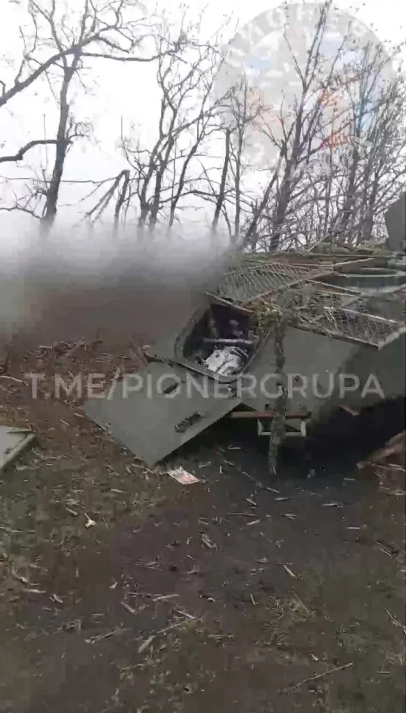 Уничтоженный на Покровском направлении бронетранспортёр M113 ВСУ