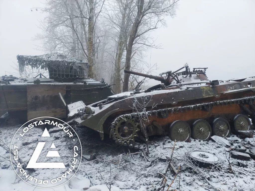 Потерянная ВСУ бронетехника в Курской области: M113 и БМП-1