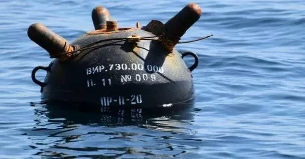 В Чёрном море нашли мину