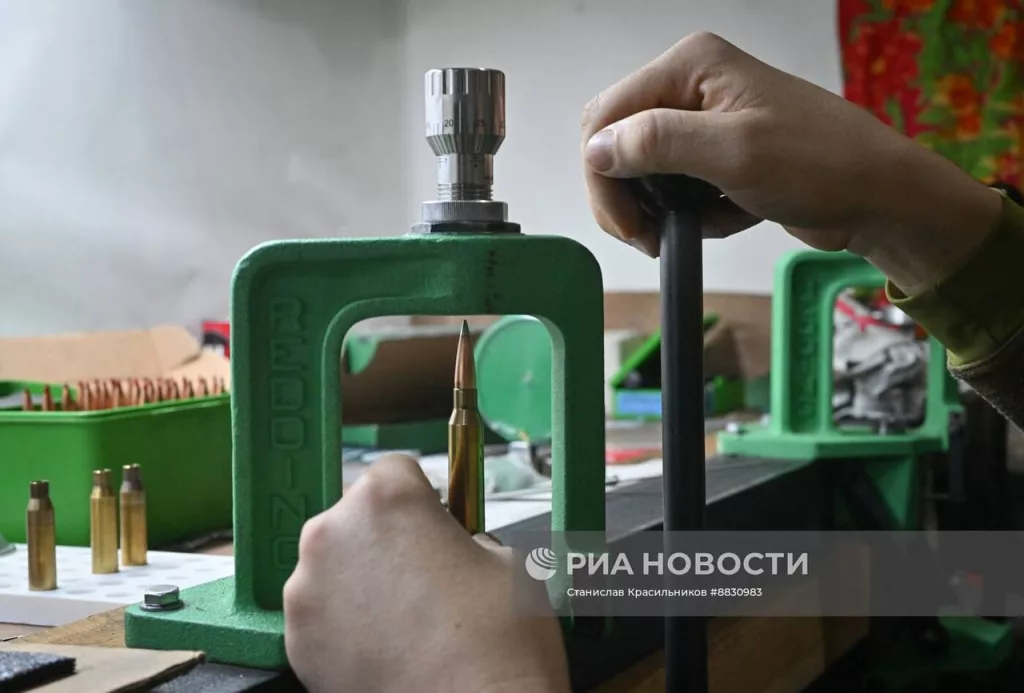 Снайперы отдельной бригады специального назначения группировки войск «Центр» на Красноармейском направлении
