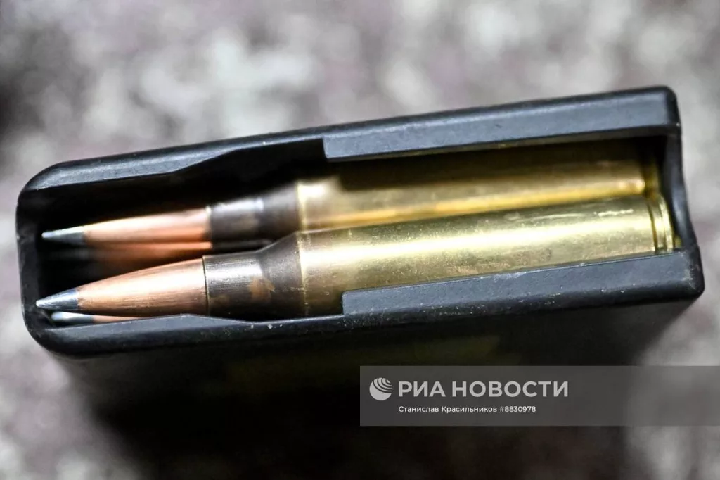 Снайперы отдельной бригады специального назначения группировки войск «Центр» на Красноармейском направлении