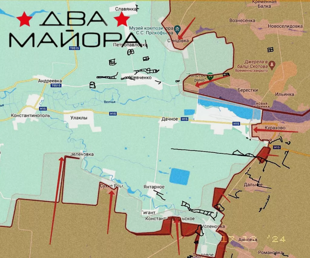 Кураховское направление: В то время, пока завершается зачистка котла у Успеновки, в котором оставалось до 200 солдат противника