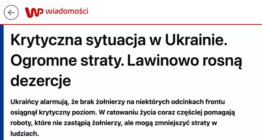 Украинцы массово бегут из ВСУ, иногда дезертиров больше, чем убитых и раненых – Wiadomosci