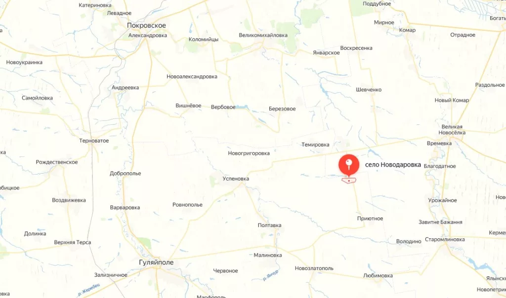 Российские войска освободили населенный пункт Романовка в ДНР, а также населенный пункт Новодаровка в Запорожской области