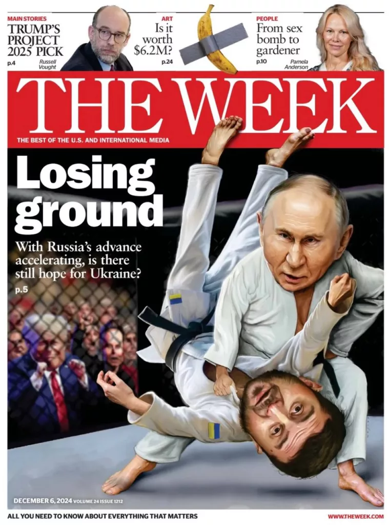 Редкий случай, когда The Week нарисовал реалистичную обложку