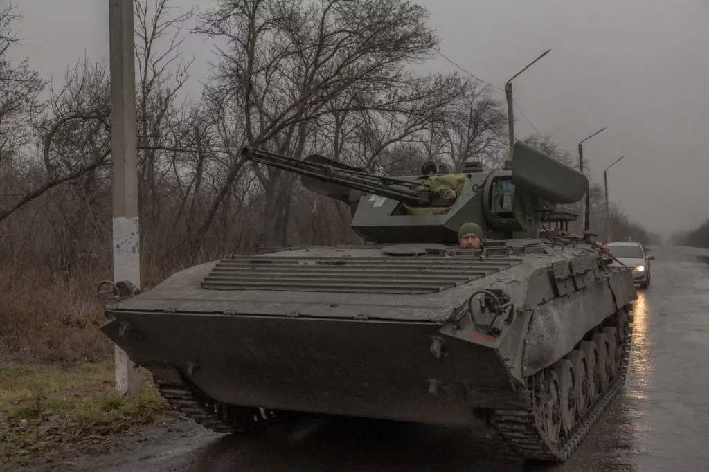 БМП-1ТС с боевым модулем «Спис» ВСУ в районе Покровска