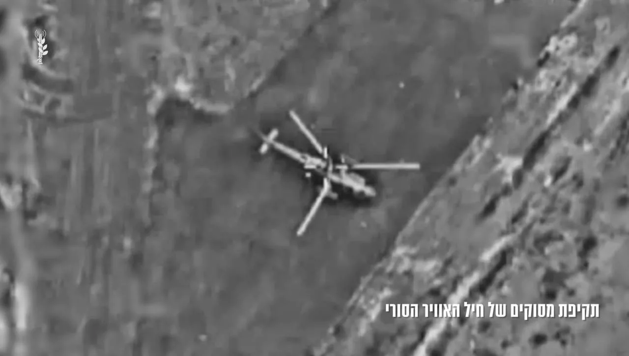 ВВС Израиля продолжают кампанию по уничтожению авиации и систем ПВО на сирийских аэродромах