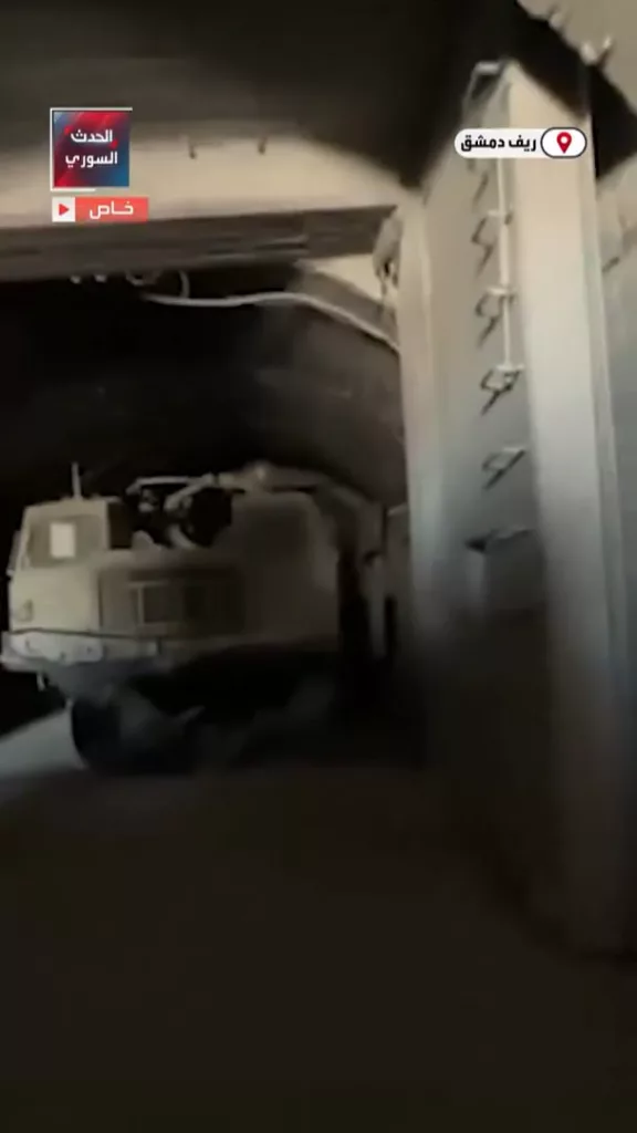 Брошенные ОТРК 9К72 «Эльбрус» («Скад») вместе с ракетами Р-17 и вспомогательной техникой бывшей сирийской армии в горах Каламун под Дамаском