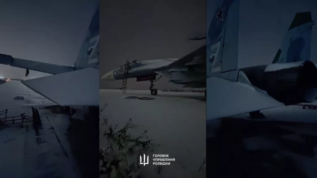 Диверсант ГУР Украины спокойно проник на аэродром Крымск в Краснодарском крае и совершил поджог стоявшего там истребителя Су-27П, успешно скрывшись