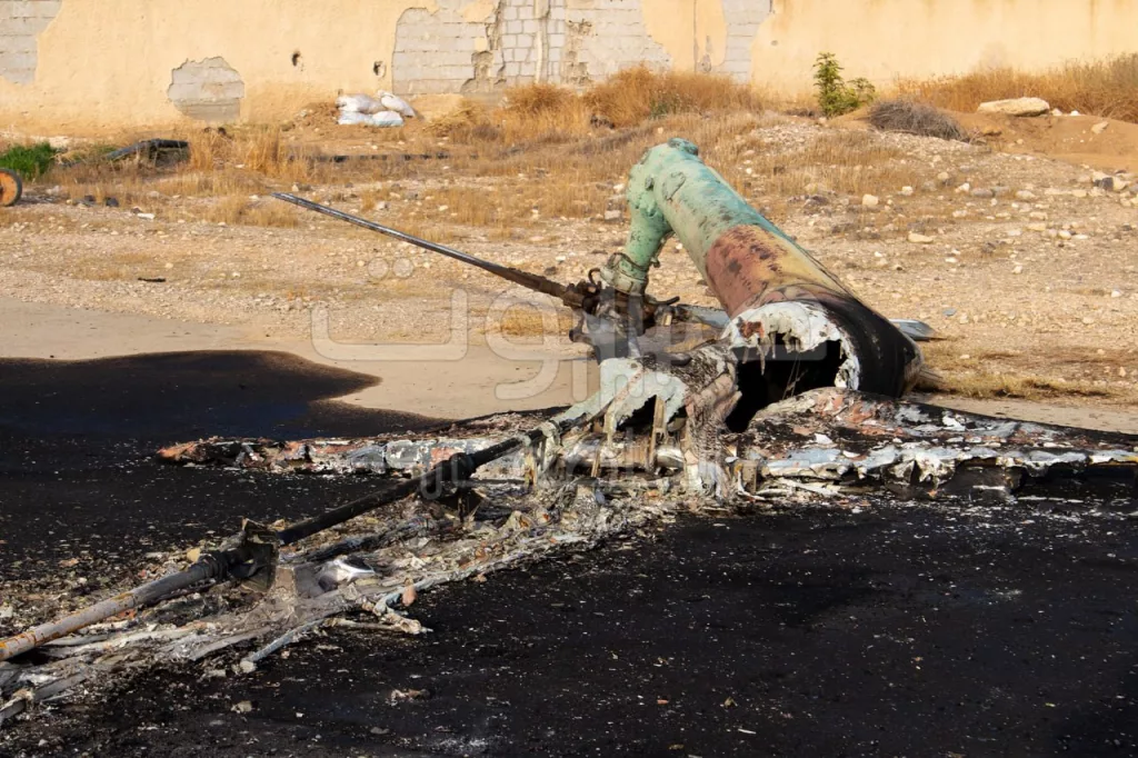 Похоже, что это единственный выживший сирийский Ми-17 на авиабазе Акраба в провинции Даръа