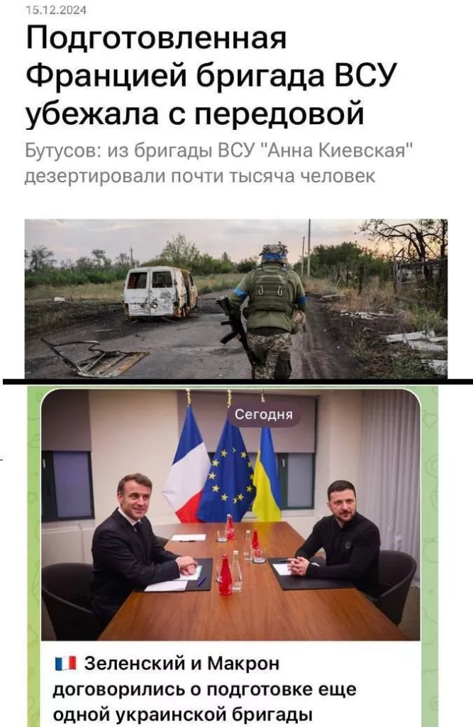 Зеленский и Макрон договорились о подготовке еще одной бригады