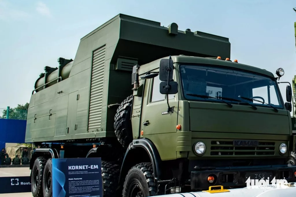 Береговой ракетный комплекс "Рубеж-МЭ" на выставке "Vietnam Defence Expo 2024" в Ханое