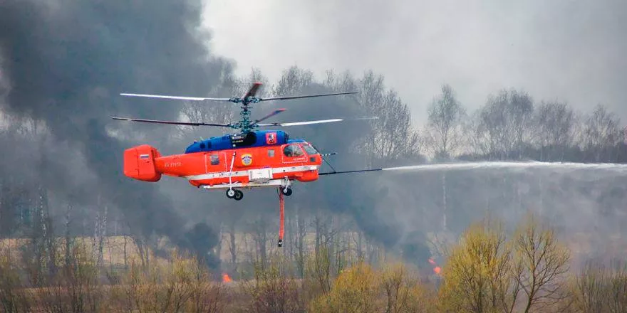 Сообщают, что Московский авиационный центр (МАЦ) получил новый пожарный вертолет Ка-32А11ВС