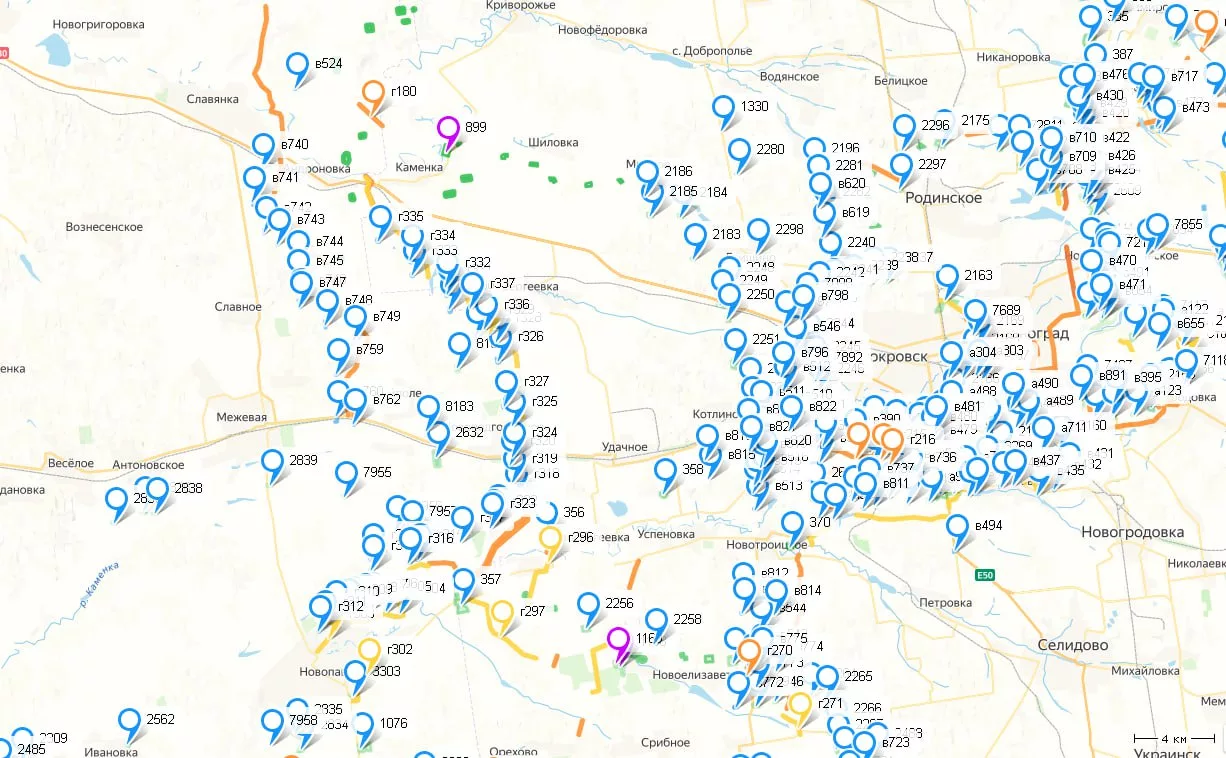 Инженерные сооружения ВСУ. Начало строительства декабрь 2024 года