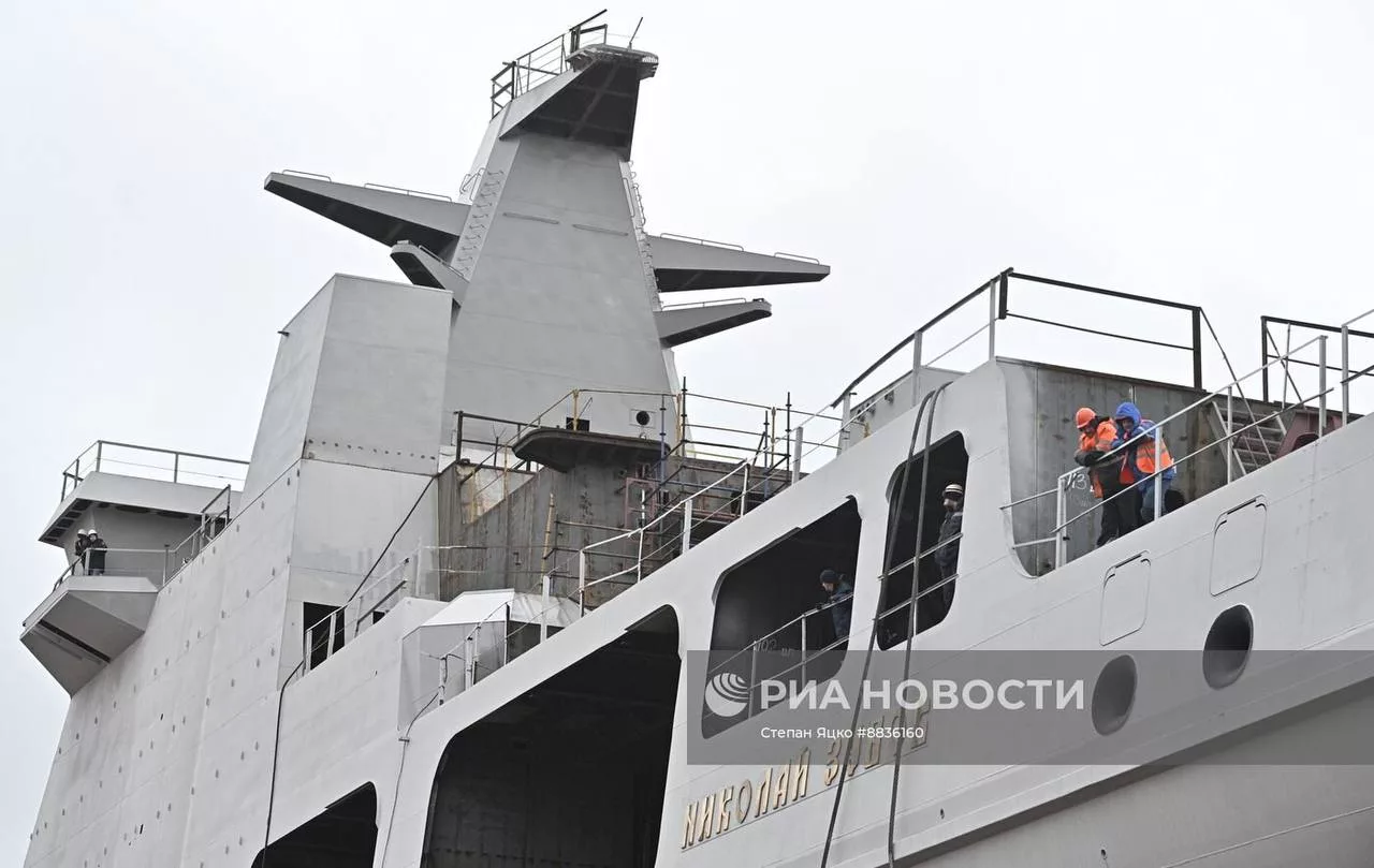 Вчера, в Санкт-Петербурге был спущен на воду патрульный корабль ледового класса «Николай Зубов»