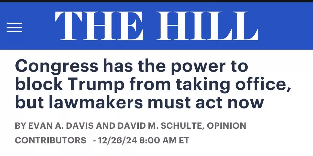 У Конгресса есть право не допустить Трампа в Белый дом — The Hill