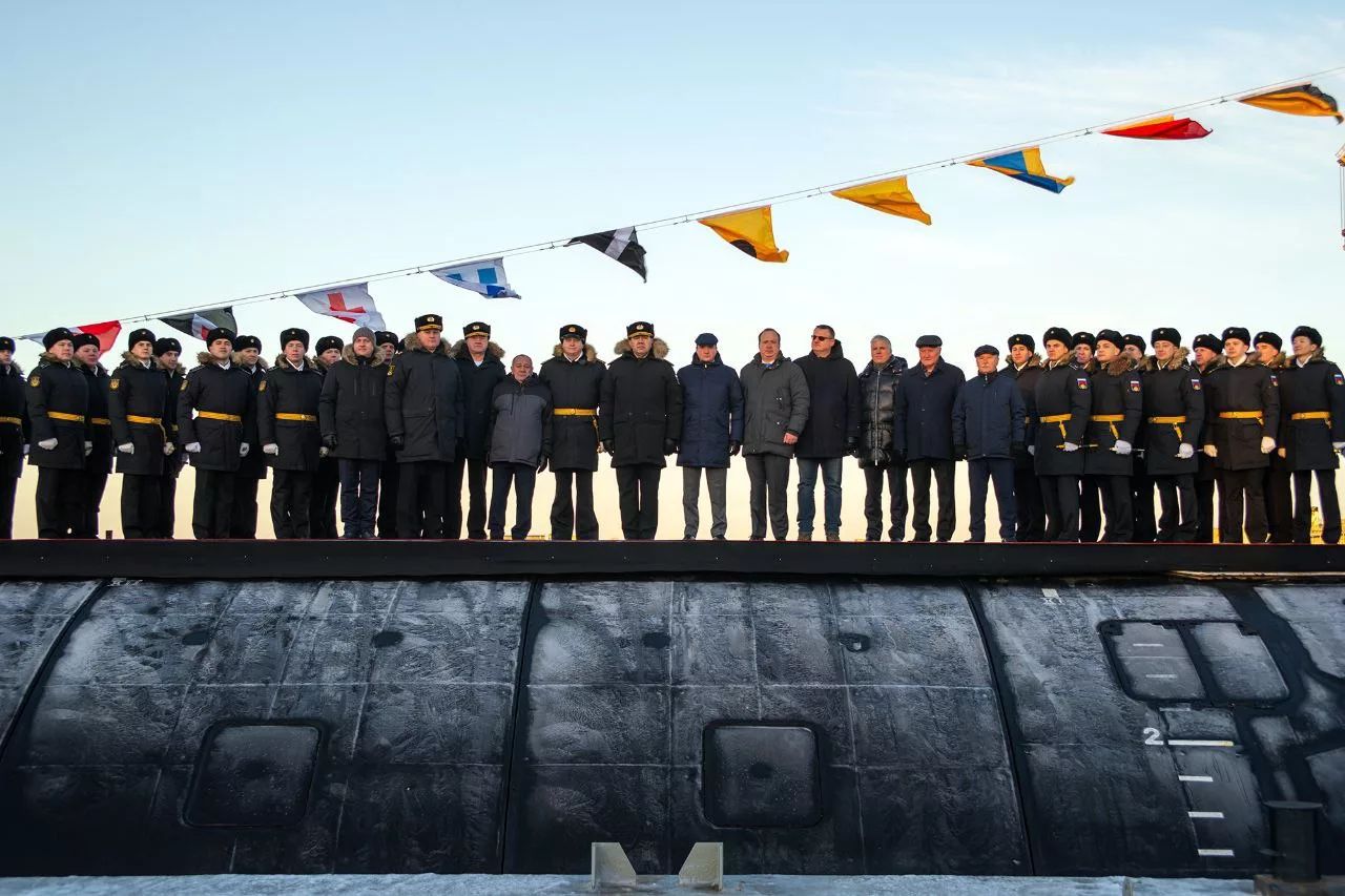 На «Севмаше» состоялась торжественная церемония передачи ВМФ России атомного подводного крейсера «Архангельск»