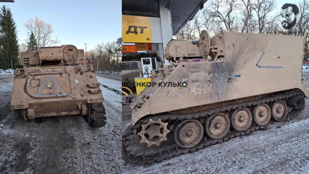 Трофейную командно-штабную машину М-577 (США) уссурийские десантники поставили в строй в Курской области