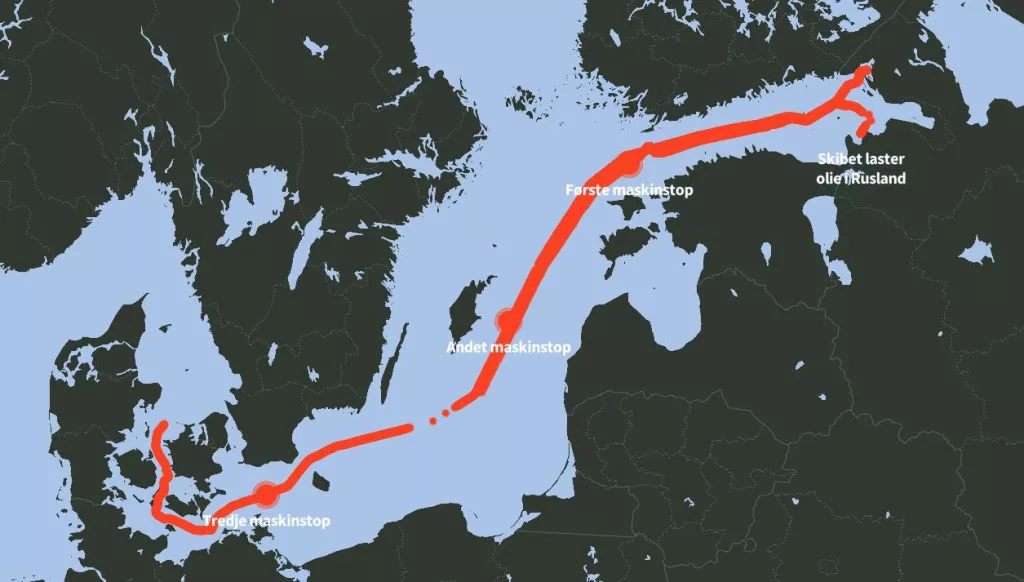 В продолжение задержанного в Финляндии танкера и операции «Baltic Sentry»: ещё один танкер подозревается в возможной разведывательно-диверсионной деятельности в Балтийском море