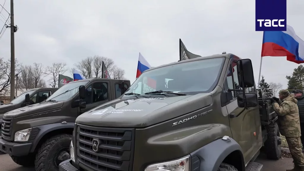 Переданные для штурмовиков в ДНР, кхм, "джихад-газели", модернизированные предприятием «Чеченавто»