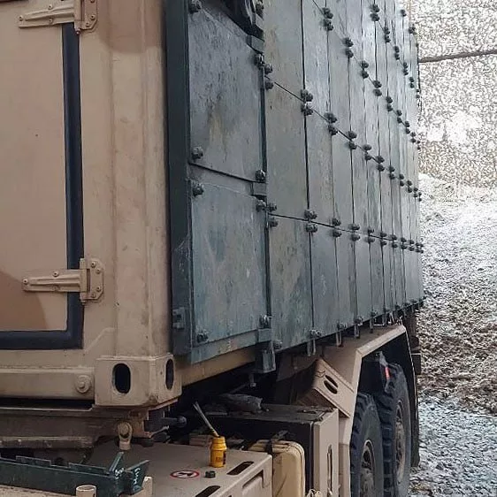 Дополнительное бронирование для командного пункта из состава ЗРК IRIS-T SLM украинского ПВО, изъятых правительством Германии из поставок Египту