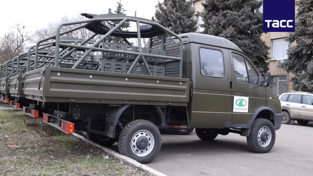 Переданные для штурмовиков в ДНР, кхм, "джихад-газели", модернизированные предприятием «Чеченавто»