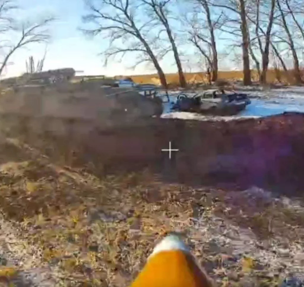 Еще кадры различной бронетехники ВСУ, попавшей в прицел российских FPV-дронов во время наступления в Курской области