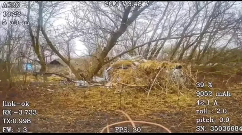 Еще одна подборка кадров с поражением FPV-дронами на оптоволокне различной техники ВСУ в Курской области