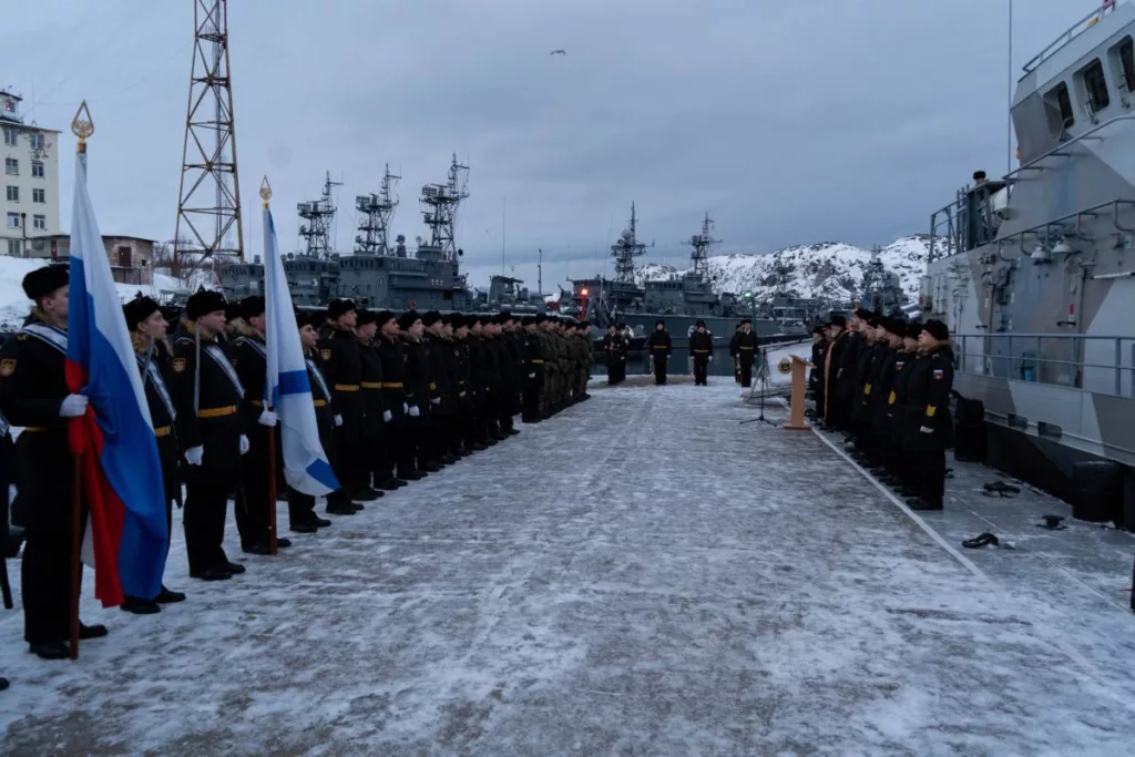 Новый противодиверсионный катер П-475 проекта 21980 (шифр «Грачонок»), пополнил Северный флот