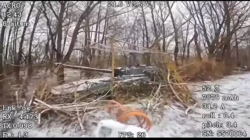 Еще одна подборка кадров с поражением FPV-дронами на оптоволокне различной техники ВСУ в Курской области