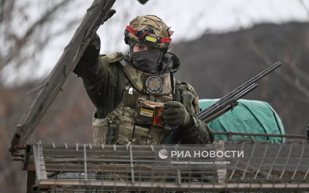 Боевая работа расчёта РСЗО 9К55 «Град-1» на Красноармейском (Покровском) направлении