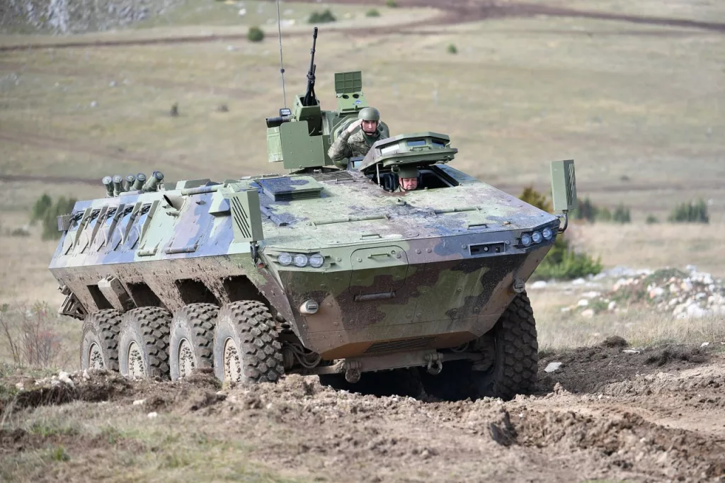 БТР «Lazar 3» 8x8 Вооруженных Сил Сербии