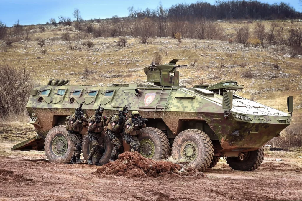 БТР «Lazar 3» 8x8 Вооруженных Сил Сербии
