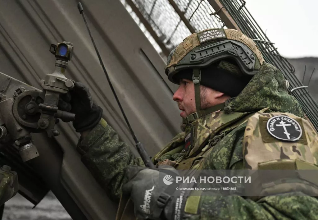 Боевая работа расчёта РСЗО 9К55 «Град-1» на Красноармейском (Покровском) направлении