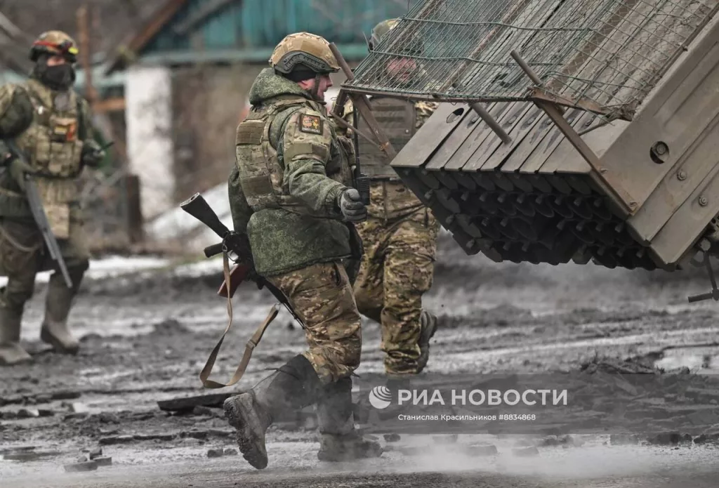Боевая работа расчёта РСЗО 9К55 «Град-1» на Красноармейском (Покровском) направлении