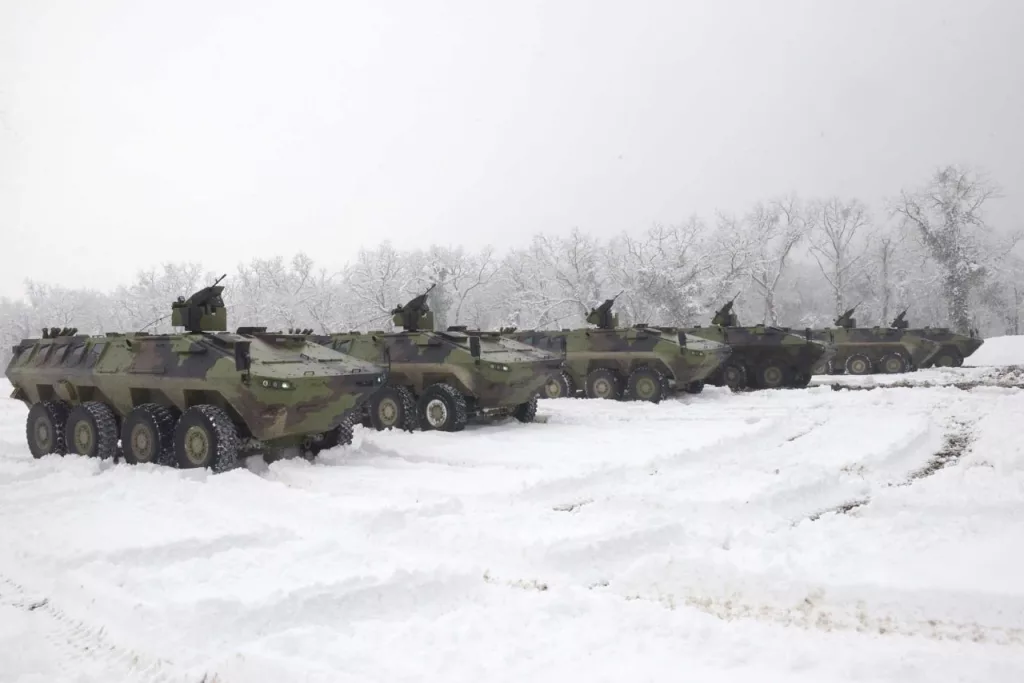 БТР «Lazar 3» 8x8 Вооруженных Сил Сербии
