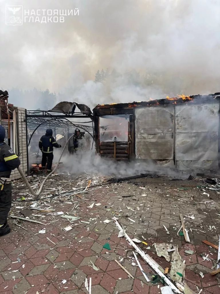 Новая Таволжанка в Белгородской области после атаки украинских FPV-дронов