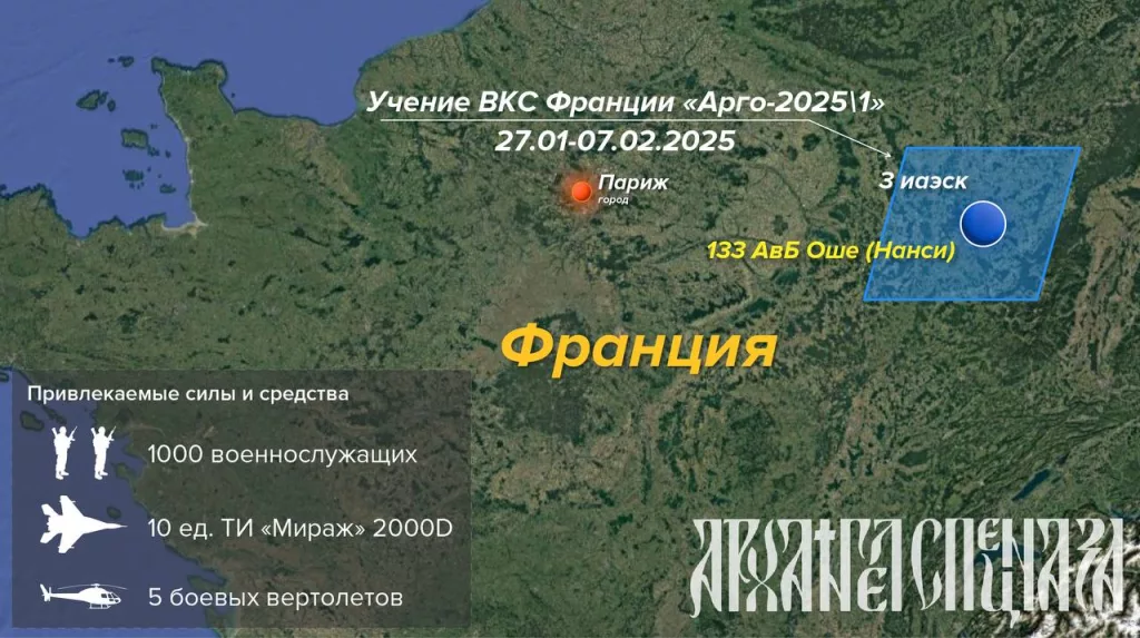 Учение ВКС Франции