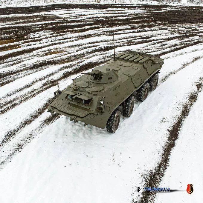 Польское предприятие MISTA Sp. z o. o. провело капитальный ремонт и модернизацию 150 бронетранспортёров БТР-70 для неизвестного заказчика