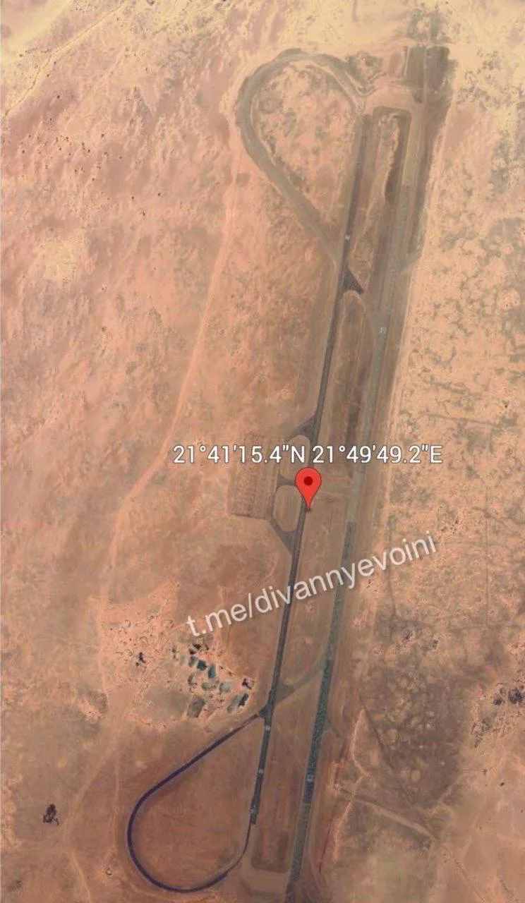 Спутниковые снимки, на которых запечатлено, предположительно, строительство крупной Российской военной базы на юге Ливии