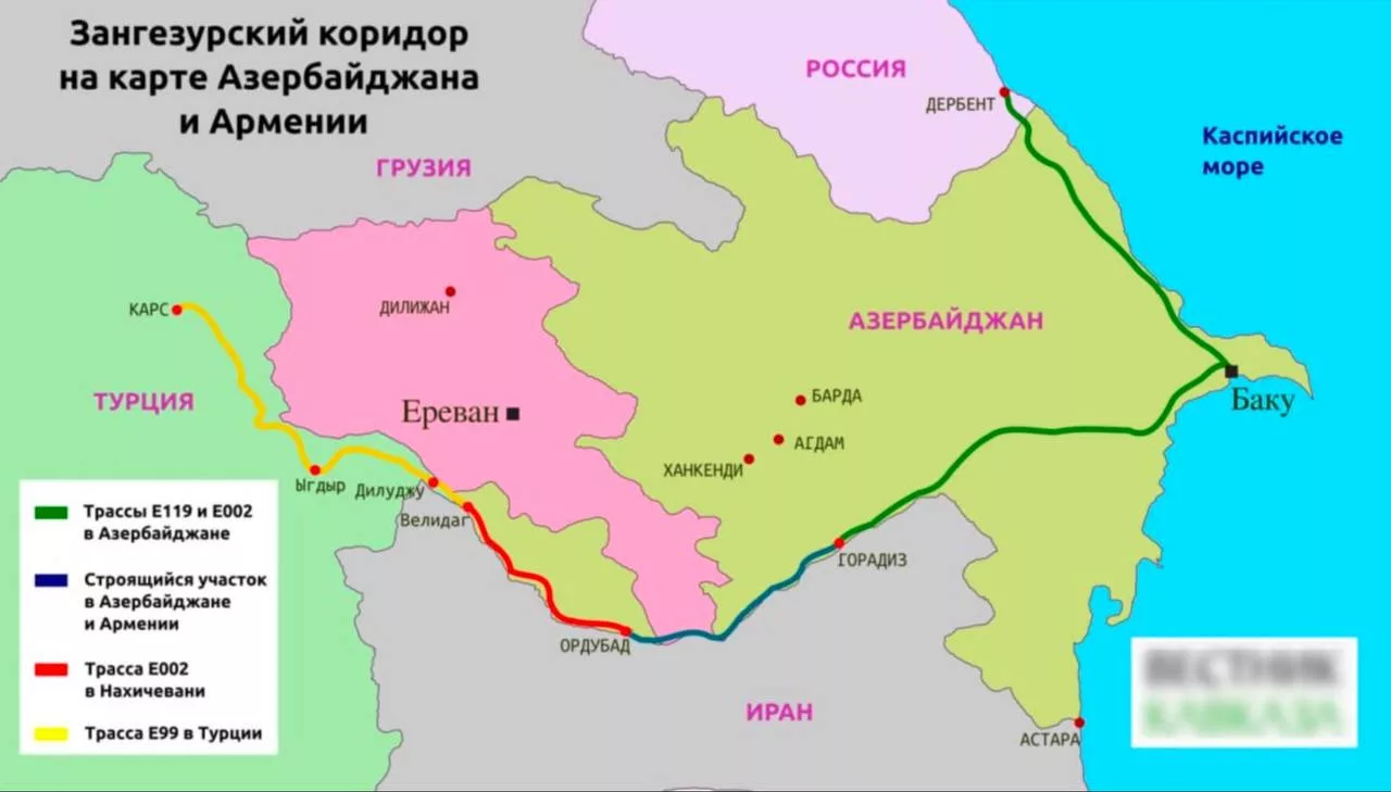 Алиев ищет поводы для конфликта с Россией и Арменией не просто так. Его цель — занять Зангезурский коридор