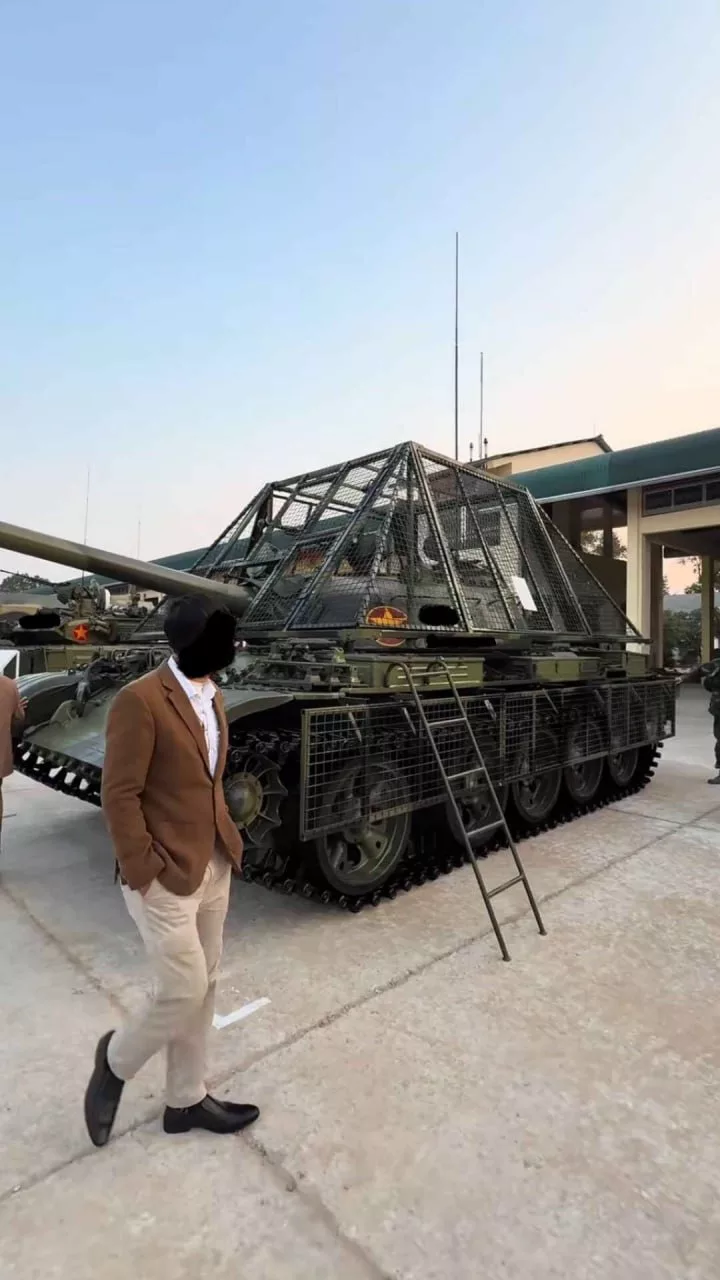 Вьетнамские народные мангалы собственного производства для танков Т-54