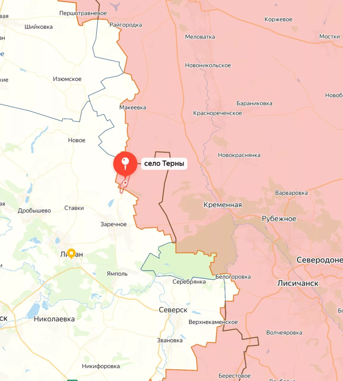 Минобороны России: В результате решительных действий подразделений группировки войск «Запад» освобожден населенный пункт Терны Донецкой Народной Республики