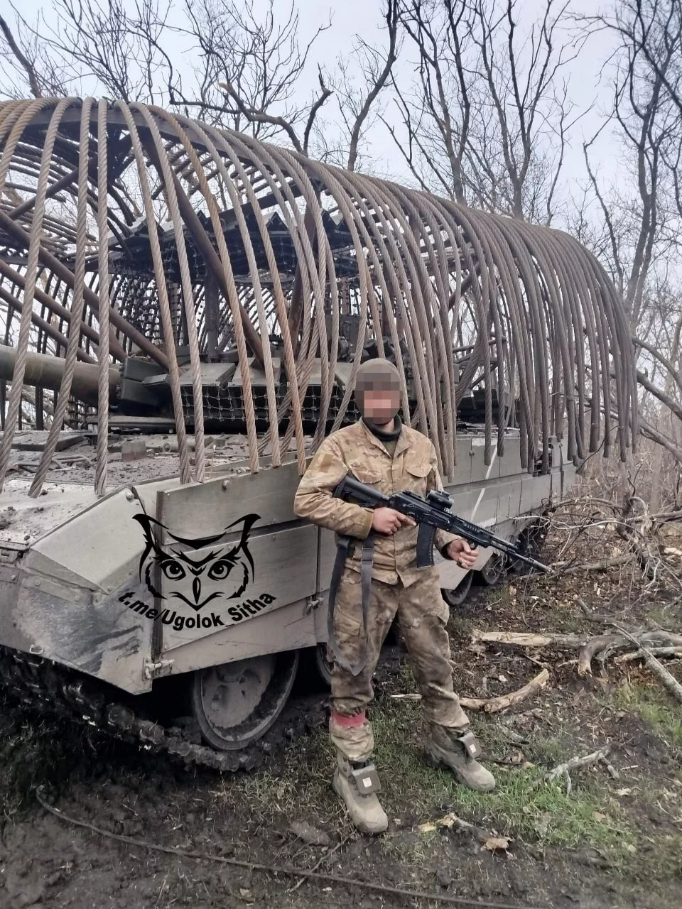 Танк  Т-72Б3М с дредами
