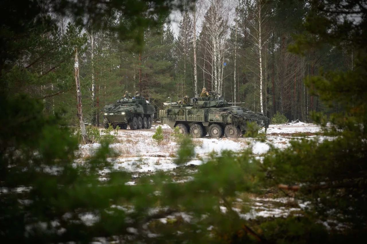 В начале января 2025 года на военной базе Адажи (Латвия) прошли очередные учения WARHORSE FORGE многонациональной бригады НАТО