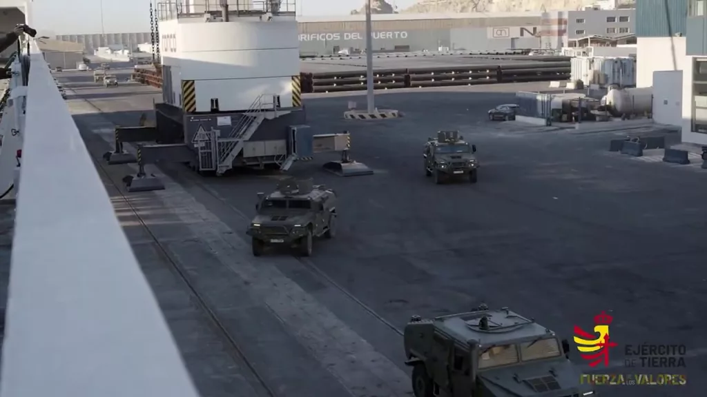 Кадры переброски бригады «Король Альфонсо XIII» легиона сухопутных войск Испании в составе Сил реагирования НАТО (ARF) в Румынии для участия в учениях «Steadfast Dart 25»