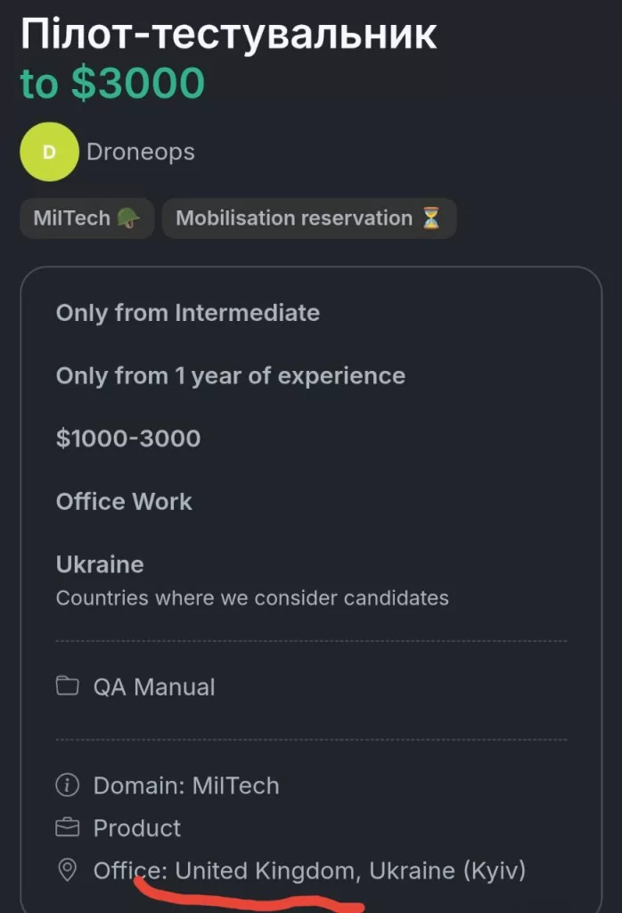 В разработки БПЛА на Украине вкладываются не только американцы
