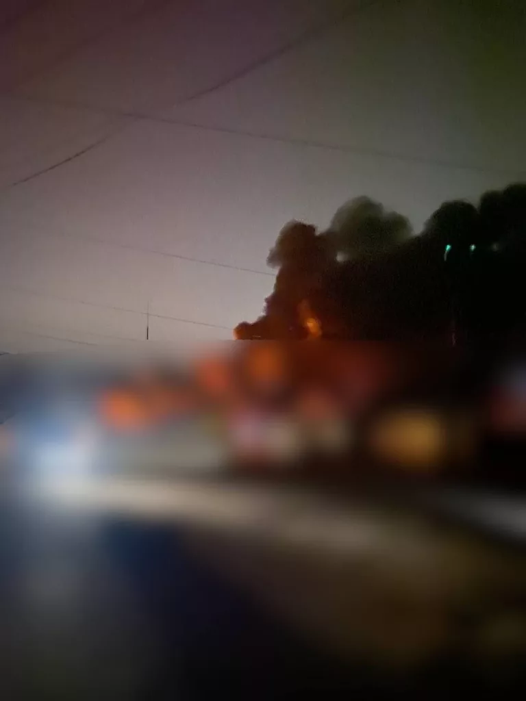 Результат удара "Гераней" по подстанции в Запорожье