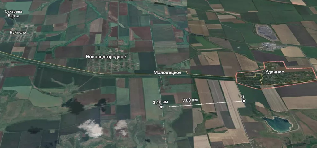 Любопытная ситуация складывается западнее Покровска